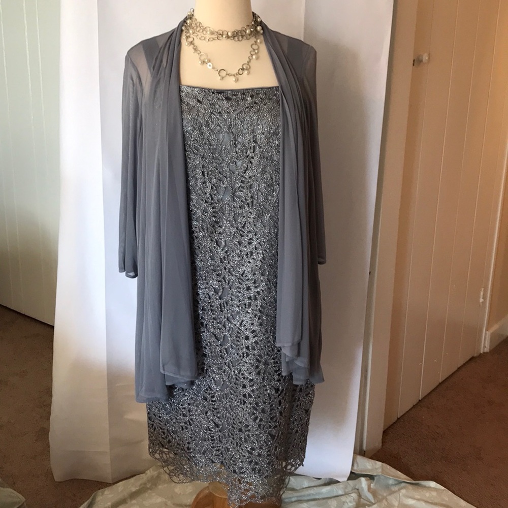 💝 RM Richards Cocktail Dress/Chiffon Jacket